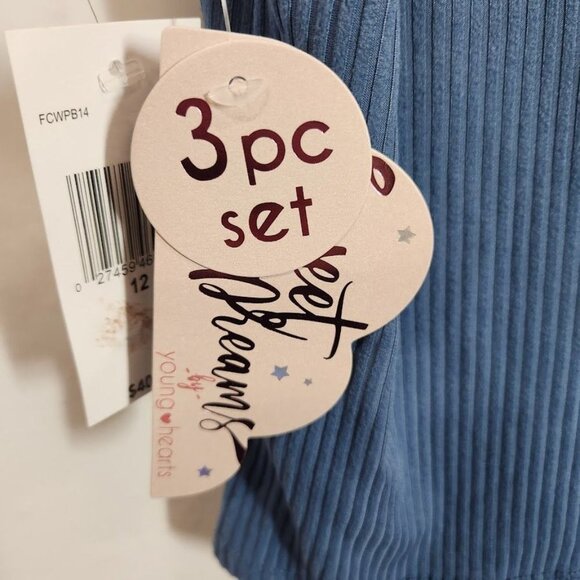 NWT Sweet‎ Dreams Girls Wish Upon a Star Pajama Set Size 12 - Picture 9 of 16